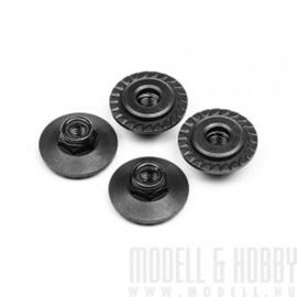FLANGED LOCK NUT M5X8MM (4PCS)