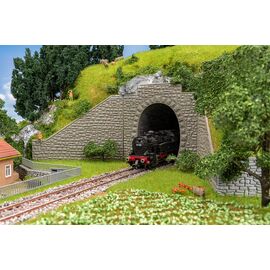 2 portails de tunnel à 1 voie