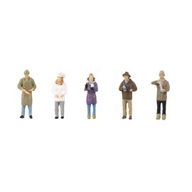 Vendeurs du marché de Noël