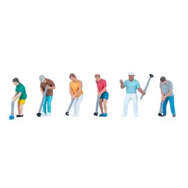 Joueurs de minigolf