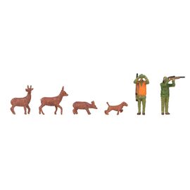 Chasseurs et chevreuils
