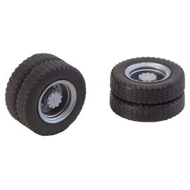 2 roues complètes (pneus jumelés) Pneus et jantes camion
