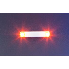 Électronique clignotante 20 2 mm orange