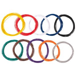 Assortiment de torons 0 04 mm² 10 couleurs à 10 m