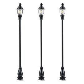 Lanterne de parking LED blanc chaud 3 pièces
