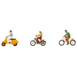 Fahrrad- und Mopedfahrer