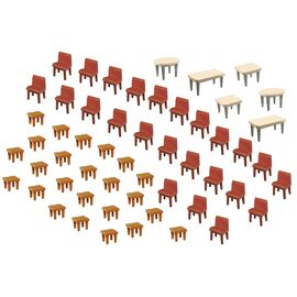 7 tables et 48 chaises