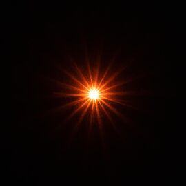 5 selbstblinkende LED  gelb