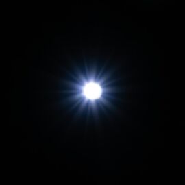 5 selbstblinkende LED  weiss (Stroboskop 6 8 Hz)