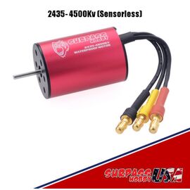 2435-4500Kv 2-3S Mini Motor 2.0mm Shaft 3.5mm Connector 1/16, 1/18