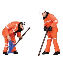 Figurine G-Scale ouvrier de la voie