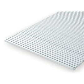 Platte  weiss  15x30cm  0.50mm V-geriffelt .050