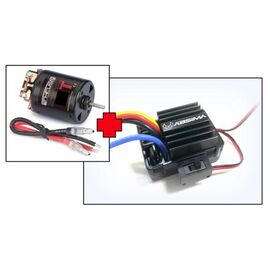 Combo V2 Motor 12T brushed & Regler 80A wasserdicht