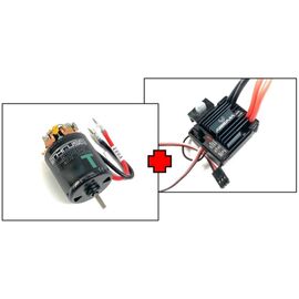 Combo V2 Moteur 45T brushed & variateur 80A étanche