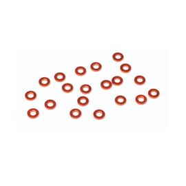 Aluminum washer 3x6x1.0mm (orange/20pcs) - Clearance Sale