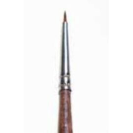 Pinsel 0/5 - Synthetisch mit brauner Spitze