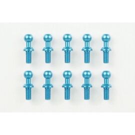 4mm ALU Ball Connector blau (10)