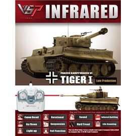 German Tiger I Late Prod. - 2.4G desert