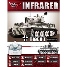 German Tiger I Mid Prod. - 2.4G Winter camouflage