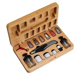 A470 Airbrush Set Holzbox Resin 17-teilig