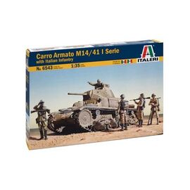 Carro Armato M13/40 with Bersaglieri inkl. 6 Figuren