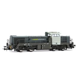 RailAdventure Locomotive diesel Vossloh DE18 grise. Ep VI DCS