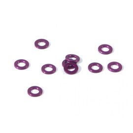 Aluminium Unterlagscheibe 3x6x0.75mm (Lila/10Stk)