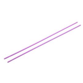 Tube d'antenne violet avec bouchon (2pcs)