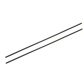 Tube d'antenne noir avec bouchon (2pcs)