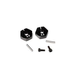HEX WHEEL HUB 4.5mm (BLACK/2pcs)