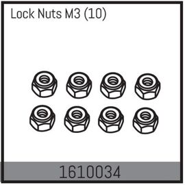 Lock Nuts M3 (10)