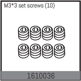 M3*3 set screws (10)