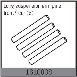 Long suspension arm pins front/rear (6)