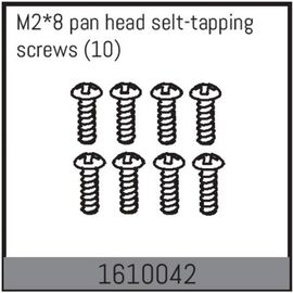 M2*8 pan head selt-tapping screws (10)