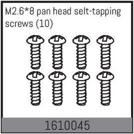 M2.6*8 pan head selt-tapping screws (10)