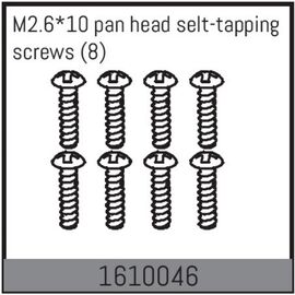 M2.6*10 pan head selt-tapping screws (8)