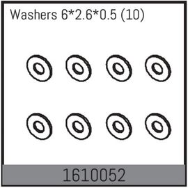 Washers 6*2.6*0.5 (10)