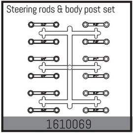 Steering rods & body post set