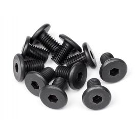 Pan head screw m5x8mm (hex socket/10pcs)