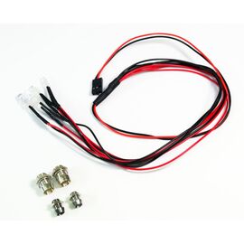 LED mis en blanc/rouge avec support en aluminium