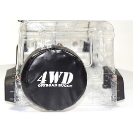 Spare 96mm crawler tires with cover + metal stent set