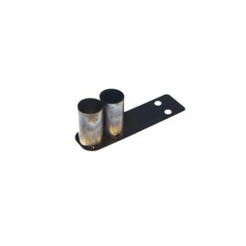 Manomètre d'échappement double en acier avec LED