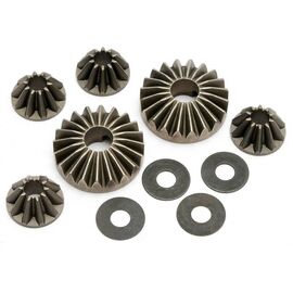 Hard steel differential gear set