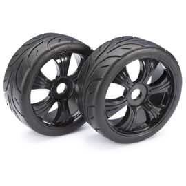Paire de roues LP Buggy  Street  noir 1/8ème (2pcs)