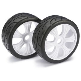 Paire de roues LP Buggy  Street  blanc 1/8ème (2pcs)
