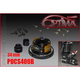 OPTIMA 4 Shoes Flywheel set - 34 mm Black