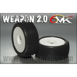 WEAPON 2.0 Tyres in 21/40 compound glued on rims (Pair)