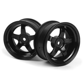 HPI160524-Work Meister S1 Wheel Black 26mm (3mm OS/2pcs)