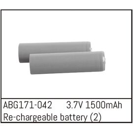 Re-chargeable Batteries - 3.7V 1500mAh (2)
