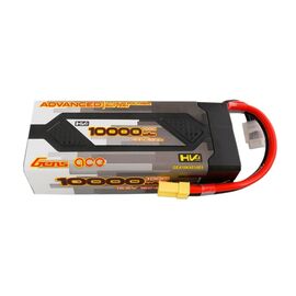 Gens ace Advanced 10000mAh 15.2V 100C 4S2P HardCase 61#Lipo Battery Pack with EC5